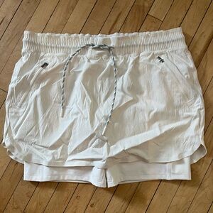 Athleta white tennis or golf skort